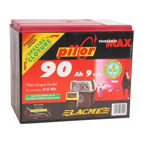 LACME - PILES PILOR 9V 90Ah – réf 623200